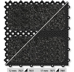 Грязезащитные покрытия Forbo Coral Tiles 7821.7831.7871.7881 Hurricane Grey фото 1 | FLOORDEALER